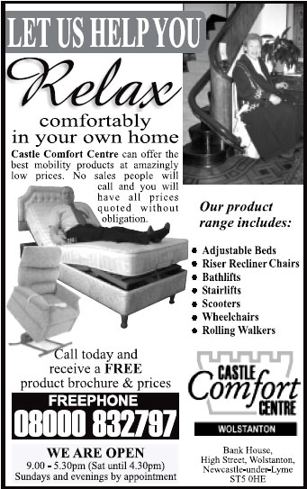 Let us help you relax - CCC&nbsp;Product range - Freephone 0800 832797