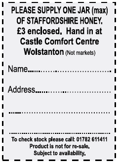 Staffordshire Honey Coupon