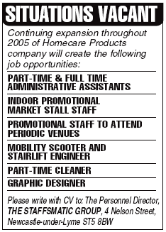 Situations Vacant - The Staffsmatic Group