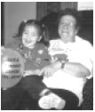 Teresa with her Granddaughter