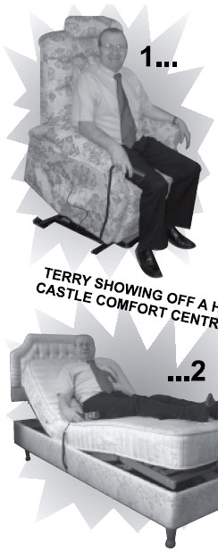 Terry showing off a Hat-Trick of CCC&nbsp;Products
