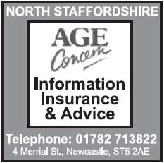 North&nbsp;Staffs Age Concern - 01782 713822