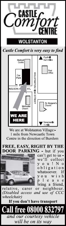 CCC - easy to find us - freephone 08000 832 797