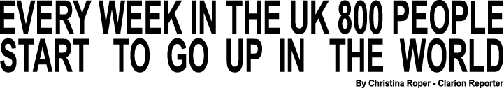 Every week in the UK 800 people start to go up in the world